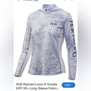 Huk Women's Icon X Camo Hoodie, size XL Women’s